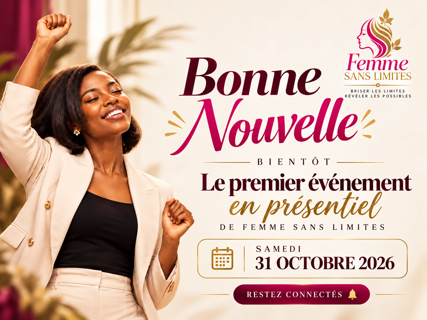 Lancement officiel de Femme Sans Limites : Qui a dit que tu ne pouvais pas ?